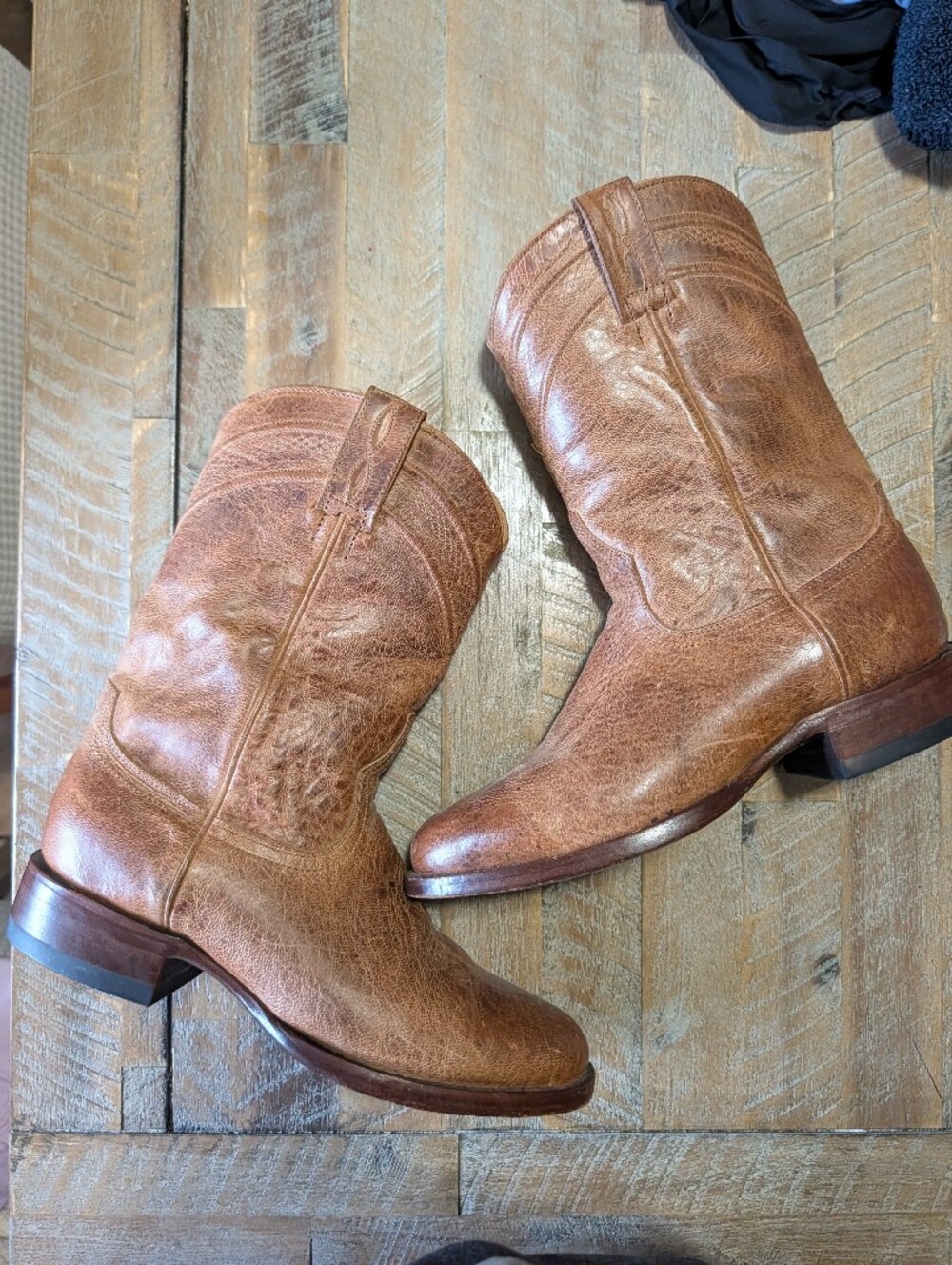 JRC & Sons Bootmakers Mad Dog Goat Roper Boots Men's 7.5D — Hardly Worn
